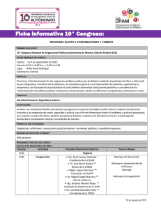 Programa del evento formato PDF
