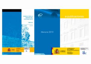 Memoria 2010 - Ministerio de Hacienda y Administraciones Públicas