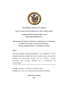 universidad técnica de ambato facultad de ciencias humanas y de la