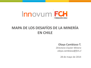 Mapa de los desafíos de la minería en Chile