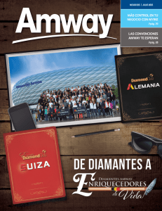 Revista Negocios - Amway El Salvador.
