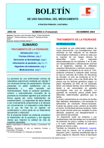 tratamiento de la psoriasis - Servicio Cántabro de Salud