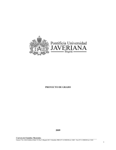 proyecto de grado 2009 - Pontificia Universidad Javeriana
