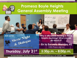 Promesa Boyle Heights General Assembly