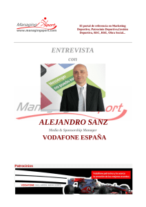 alejandro sanz - ManagingSport