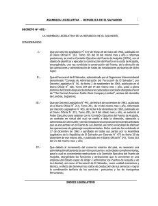 Ley Orgánica de la Comisión Ejecutiva Portuaria Autónoma