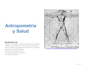 Antropometría y Salud - I Jornada de Antropometría, Nutrición y Salud