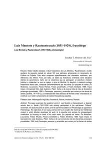 Luis Montoto y Rautenstrauch (1851