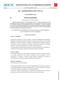 bocm reglamento medio ambiente - Ayuntamiento Rivas Vaciamadrid