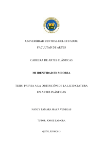 mi identidad en mi obra - Universidad Central del Ecuador