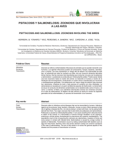 psitacosis y salmonelosis: zoonosis que involucran a las aves