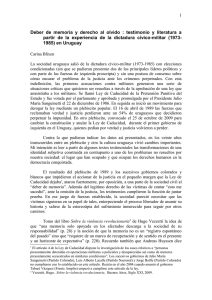 Carina Blixen - Asociación Psicoanalítica del Uruguay