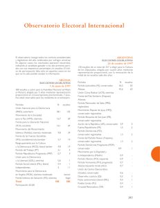 Observatorio electoral internacional