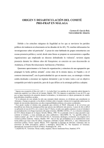 origen y desarticulación del comité pro-frap en málaga