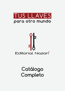 Catálogo Nazarí - Editorial Nazarí