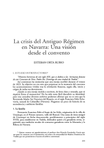 La crisis del Antiguo Régimen en Navarra: Una visión