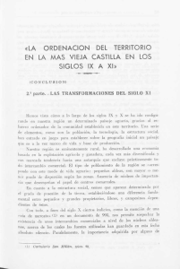 la ordenacion del territorio en la mas vieja castilla en los siglos ix a xi