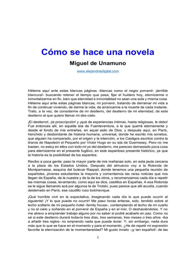 Cómo se hace una novela