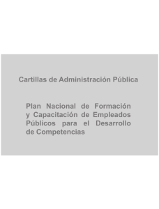 Plan Nacional de Formación y Capacitación