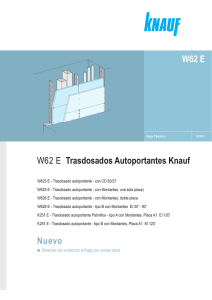W62 E Knauf Trasdosados Autoportantes