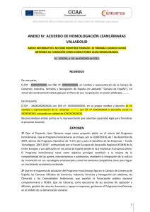 ANEXO IV: ACUERDO DE HOM : ACUERDO DE HOMOLOGACIÓN