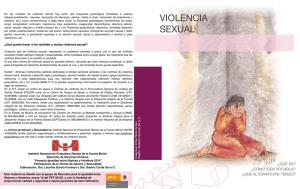 violencia sexual - Instituto Nacional de Psiquiatría