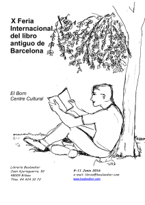 X Feria Internacional del libro antiguo de Barcelona