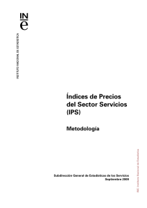 Índices de Precios del Sector Servicios (IPS)