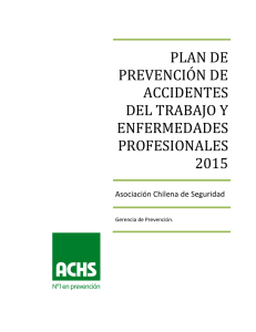 plan de prevención de accidentes del trabajo y enfermedades