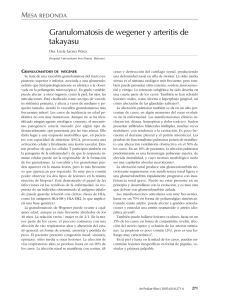 Granulomatosis de wegener y arteritis de takayasu