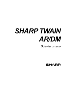 Instalación del SHARP TWAIN AR/DM