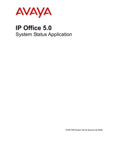 IP Office 5.0 - Avaya Support