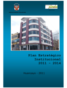 Plan Estratégico Institucional 2011 - 2014