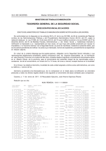 Cáceres: Notificación a deudores.