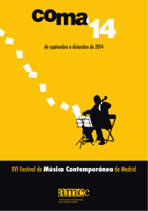 XVI Festival de Música Contemporánea de Madrid