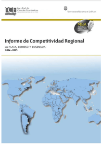 Informe de Competitividad Regional – La Plata, Berisso y Ensenada