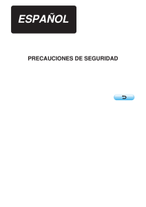 DP-2100/IP-310 PRECAUCIONES DE SEGURIDAD (ESPAÑOL)
