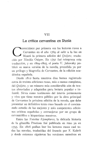 La crítica cervantina en Rusia - Biblioteca Virtual Miguel de Cervantes