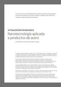 Nanotecnología aplicada a productos de acero (PDF