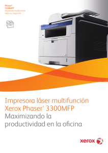 Impresora láser multifunción Xerox Phaser® 3300MFP