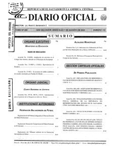 ¡Ion - Diario Oficial de la República de El Salvador