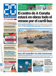 El centro de A Coruña estará en obras todo el verano