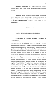 sentencia definitiva - Poder Judicial del Estado de Hidalgo