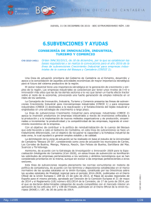 Orden INN/30/2015 - Boletín Oficial de Cantabria