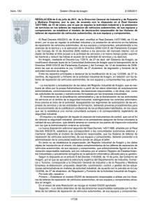 RESOLUCIÓN de 8 de julio de 2011, de la Dirección General de