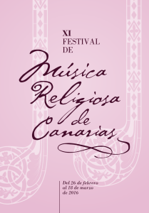 Descarga el programa - Festival musica Religiosa Canarias