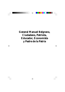 General Manuel Belgrano, Ciudadano, Patriota, Educador