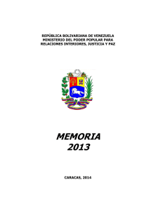 memoria 2013 - Transparencia Venezuela