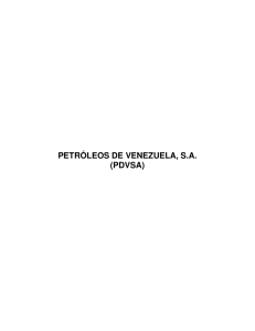 PETRÓLEOS DE VENEZUELA, S.A. (PDVSA)