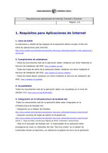 1. Requisitos para Aplicaciones de Internet